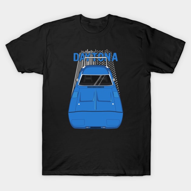 Dodge Charger Daytona 1969 - dark blue T-Shirt by V8social